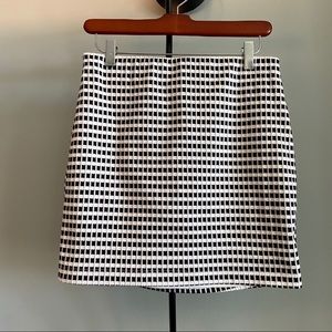 express checkered skirt